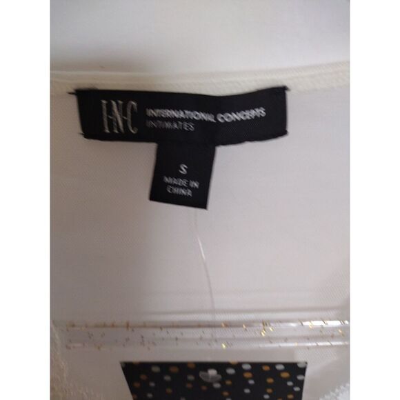 INC INTERNATIONAL CONCEPTS Not So Basic Long-Sleeve Lace Mesh Bodysuit Size S - Picture 3 of 8